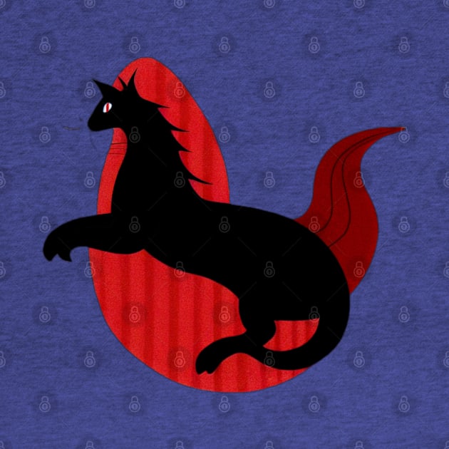 Dragon Cat by Black Cat Alley